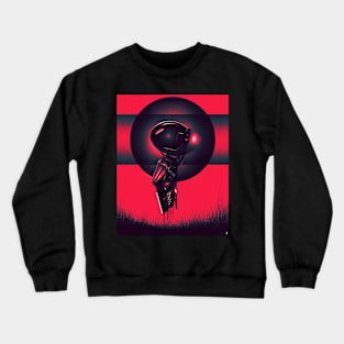 Unplugged - Colorful Scifi digital painting Crewneck Sweatshirt